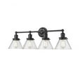 thumbnail image 1 of Eyden 4 - Light Matte Black / Black Wall Sconce, 1 of 5