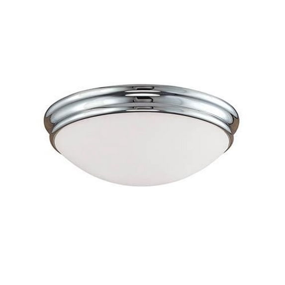 5221-CH Millennium Lighting 1 Light Flush Mount-4.5 Inches Tall and 10 Inches Wide-Chrome Finish