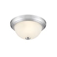 thumbnail image 1 of Millennium Lighting Metal Flushmount Ceiling Light in Chrome finish- Silver, 1 of 2