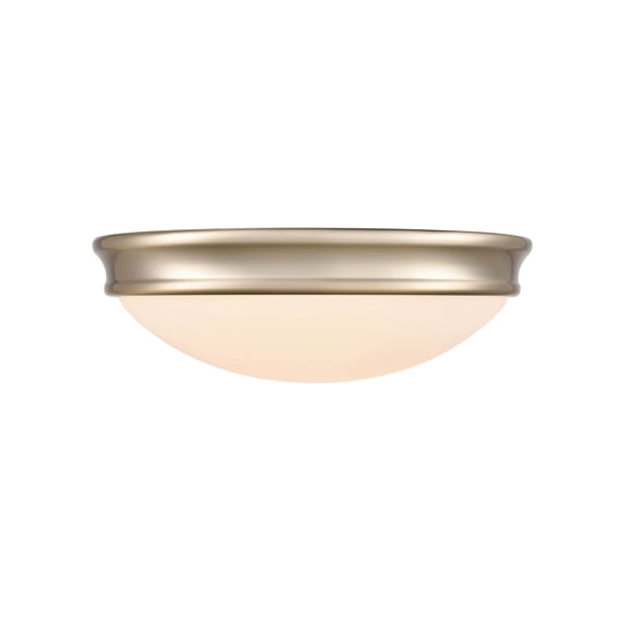 Millennium Lighting Flushmount Ceiling Light, Modern Gold