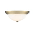 thumbnail image 1 of Millennium Lighting Metal Flushmount Ceiling Light in Modern Gold finish, 1 of 4
