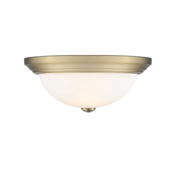 Millennium Lighting Metal Flushmount Ceiling Light in Modern Gold finish