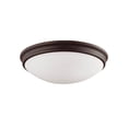 thumbnail image 1 of Millennium Lighting 12" 2-light Metal Flushmount Light in Rubbed Bronze, 1 of 5
