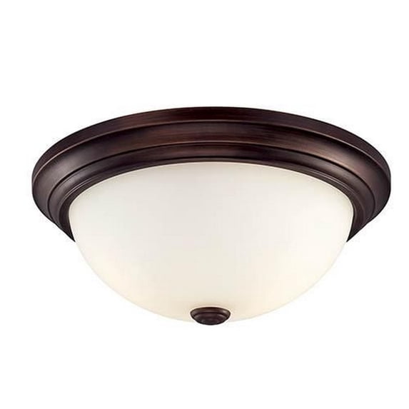 5403-RBZ-Millennium Lighting-2 Light Flush Mount-5.5 Inches Tall and 13 Inches Wide-Rubbed Bronze Finish