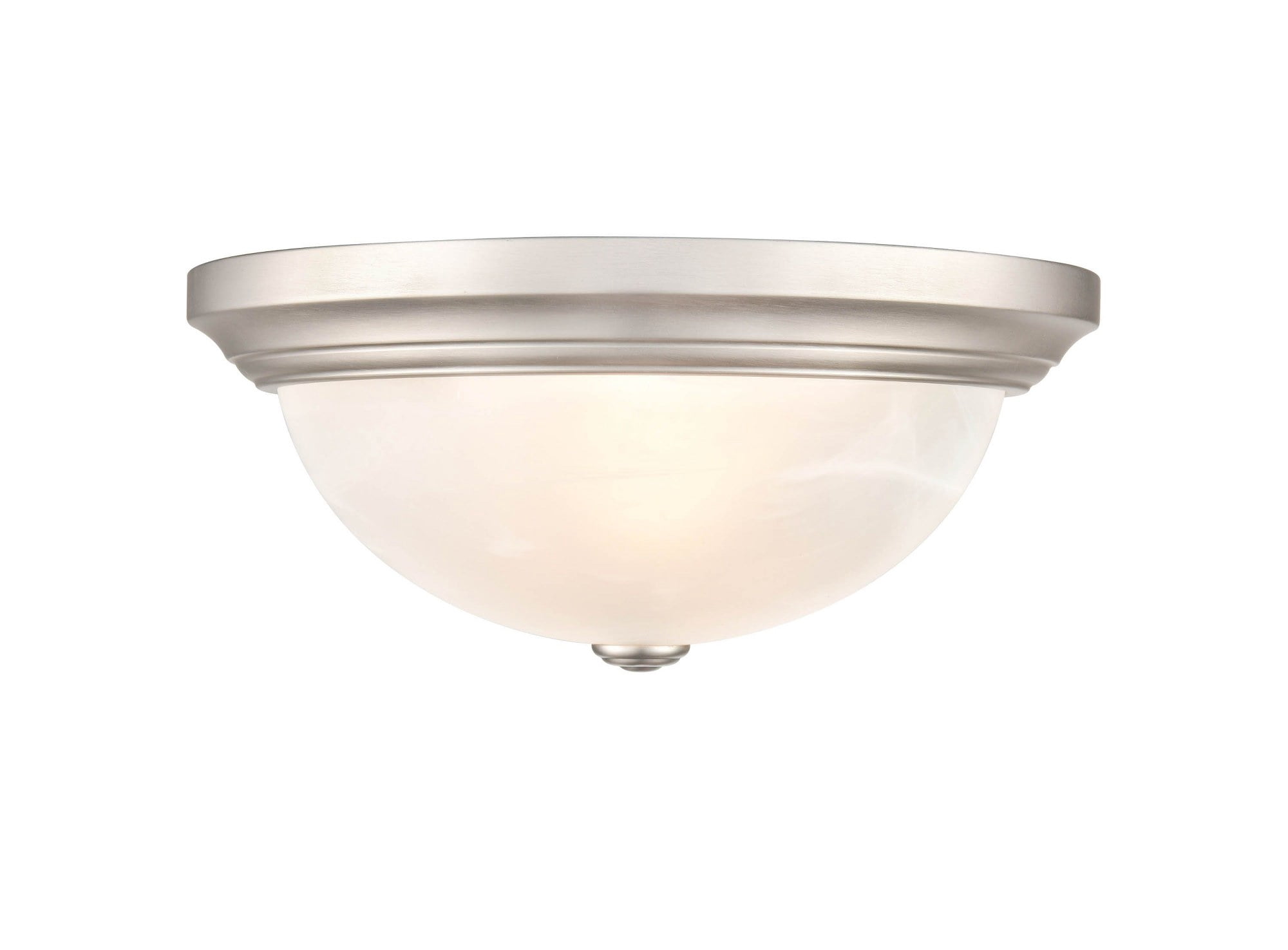 Millennium Lighting  Metal 3 Light Flush Mount Ceiling Fixture in Multiple Finishes Satin Nickel Satin Nickel