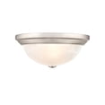 thumbnail image 1 of Millennium Lighting  Metal 3 Light Flush Mount Ceiling Fixture in Multiple Finishes Satin Nickel Satin Nickel, 1 of 4