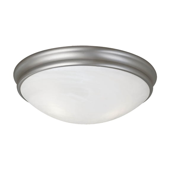Millennium Lighting 3 Lights Metal Flushmount Ceiling Light in Satin Nickel