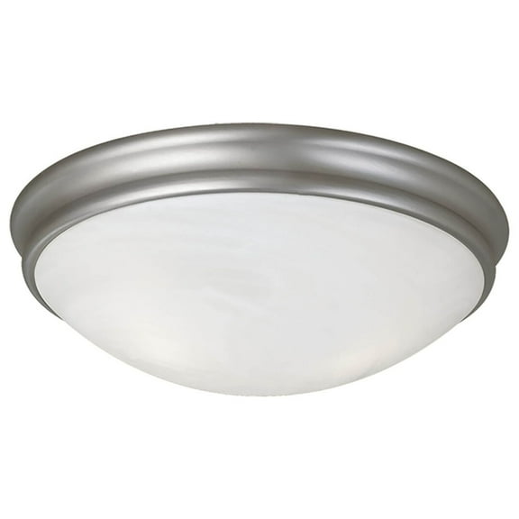 Millennium Lighting Flushmount Ceiling Light, Satin Nickel