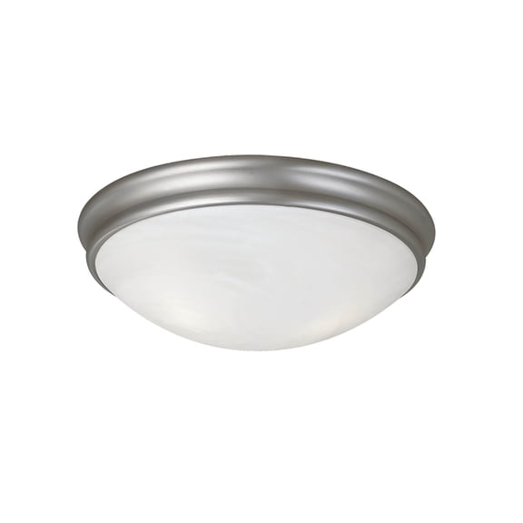Millennium Lighting 1 Light Metal Flushmount Ceiling Light in Satin Nickel