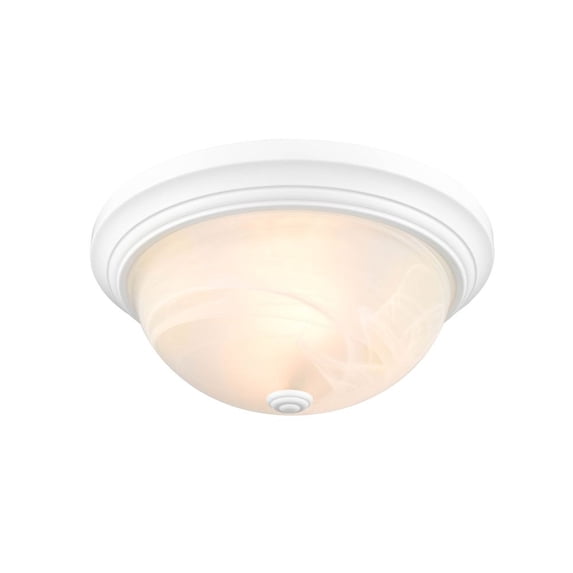 Millennium Lighting Metal 3 Light Flush Mount Ceiling Fixture in Multiple Finishes White N/A N/A