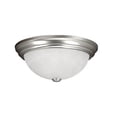 thumbnail image 1 of Millennium Lighting 11" 2 Lights Metal Flushmount Light in Satin Nickel, 1 of 7