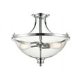 thumbnail image 1 of Millennium Lighting - Forsyth - 2 Light Semi-Flush Mount-17 Inches Tall and, 1 of 4