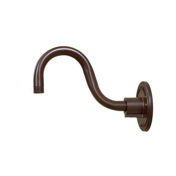 RGN10-ABR-Millennium Lighting-R Series - Goose Neck Shade-6 Inches Tall and 10 Inches Wide-Architectural Bronze Finish