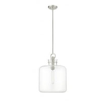 Millennium Lighting  Hayloft 1 Light Pendant Fixture 20.2 Inch - Brushed Nickel