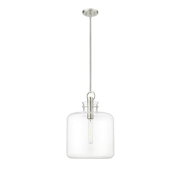 Millennium Lighting  Hayloft 1 Light Pendant Fixture 20.2 Inch - Brushed Nickel