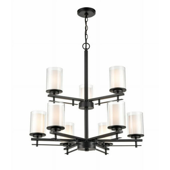 Millennium Lighting - Huderson - 9 Light Chandelier-29 Inches Tall and 29 Inches