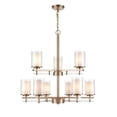 thumbnail image 1 of Millennium Lighting  Huderson 9 Light Metal Chandelier Ceiling Fixture Modern Gold Polished Gold, 1 of 5