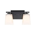 thumbnail image 1 of Millennium Lighting Inc Millennium Lighting 2 Light Matte Black Bathroom Vanity Light, 1 of 7