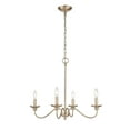 thumbnail image 1 of Millennium Lighting Inc Millennium Lighting Delvona 4 Light Chandelier in Modern Gold - 20.125, 1 of 6