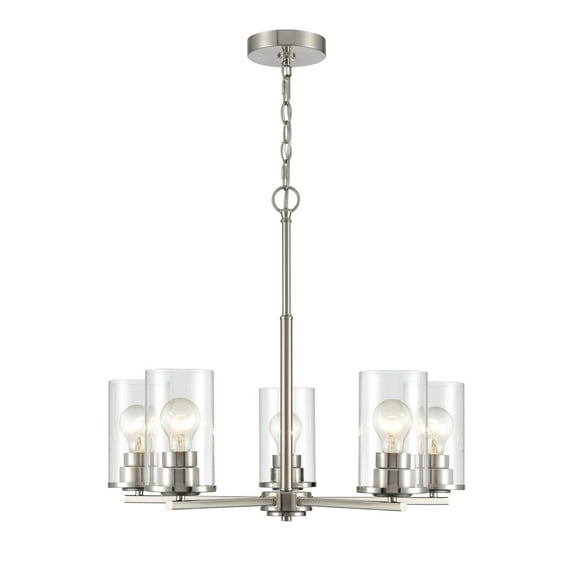 2715-BN-Millennium Lighting-Verlana - 5 Light Chandelier-21.25 Inch Tall and 24 Inch Wide -Traditional Installation