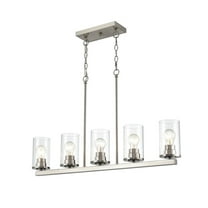 2725-BN-Millennium Lighting-Verlana - 5 Light Chandelier-40 Inch Tall and 35 Inch Wide