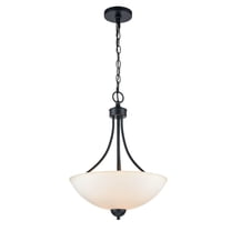 9802-MB-Millennium Lighting-Ivey Lake - 2 Light Pendant-19.75 Inch Tall and 15 Inch Wide-Matte Black Finish    -Traditional Installation
