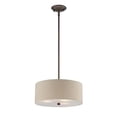 thumbnail image 1 of 3133-RBZ Millennium Lighting Jackson - 3 Light Mini-Pendant-48 Inches Tall and 15 Inches Wide-Rubbed Bronze Finish, 1 of 2