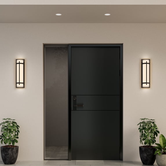 Millennium Lighting LED Outdoor Wall Sconce in Powder Coat Black 20 Inch
