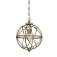 thumbnail image 1 of Millennium Lighting Lakewood Collection 1-Light Vintage Gold Sphere Pendant, 1 of 3