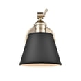 thumbnail image 1 of Millennium Lighting  Layne 1 Light Wall Sconce in Modern Gold or Chrome Finish Modern Gold, 1 of 5
