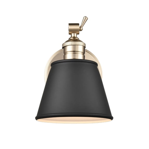 Millennium Lighting Layne 1 Light Wall Sconce in Modern Gold or Chrome Finish Modern Gold