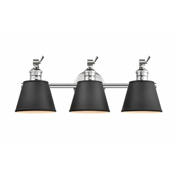 Layne 3 - Light Chrome Wall Sconce