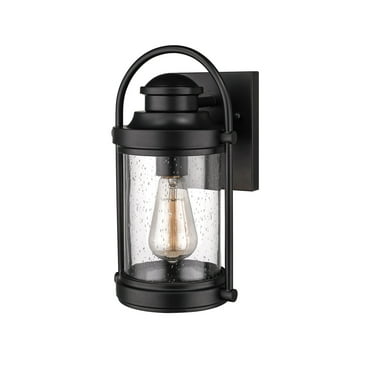 Millennium Lighting Livingston 1 Light Outdoor Wall Sconce in Powder Coat Black
