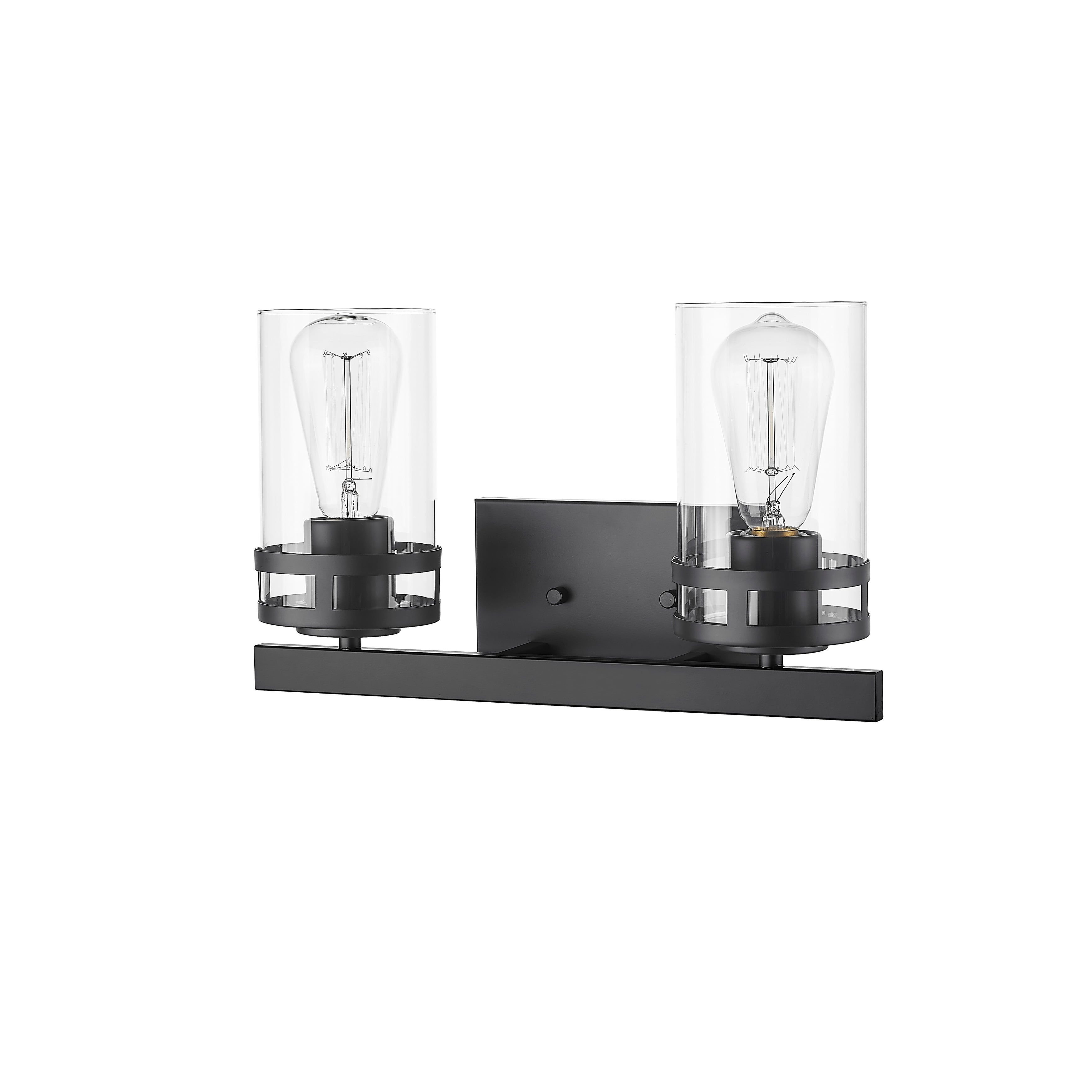 Millennium Lighting  Lunden 2/3/4 Light Vanity Fixture in Matte Black 2 Light - Matte Black