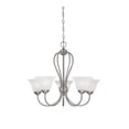 thumbnail image 1 of 75-SN Millennium Lighting Main Street - 5 Light Chandelier-22 Inches Tall and 25.5 Inches Wide-Satin Nickel Finish    -Traditional Installation, 1 of 2