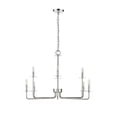 thumbnail image 1 of Millennium Lighting  Marceline 8/10 Chandelier Ceiling Light 8 - Polished Nickel, 1 of 6