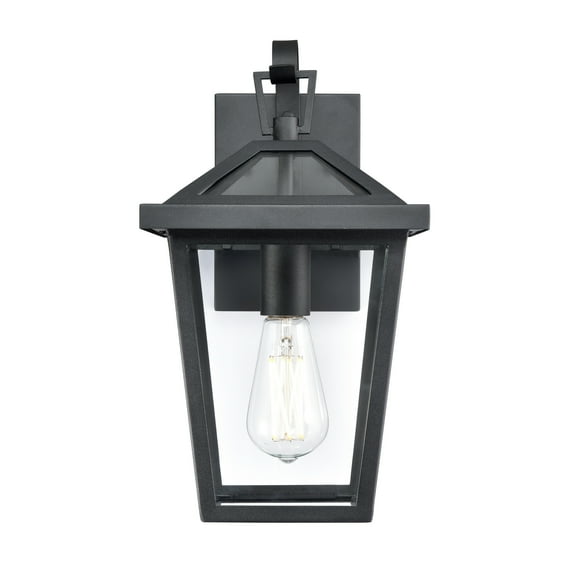 Millennium Lighting  Mensun 1 Light Outdoor Wall Sconce in Textured Black 14.5  Inch
