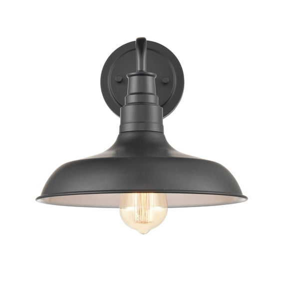 2951-PBK-Millennium Lighting-1 Light Outdoor Wall Sconce-10 Inch Tall and 11 Inch Wide-Powder Coated Black Finish