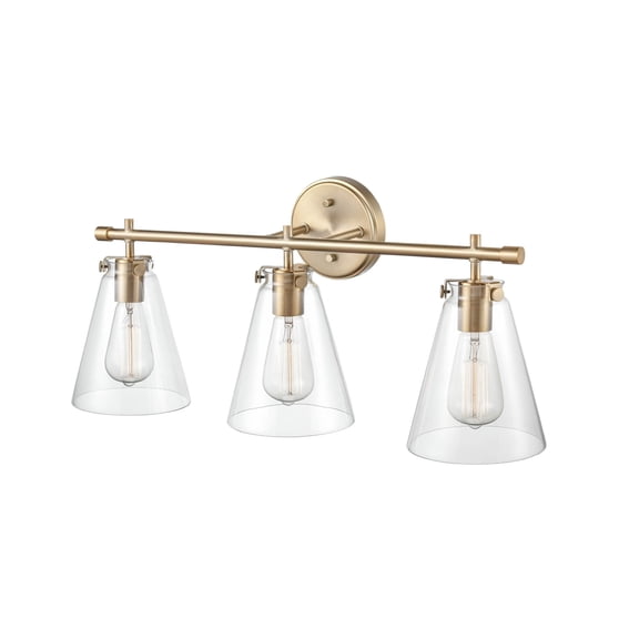 Millennium Lighting Metal 3 Light Vanity in Modern Gold