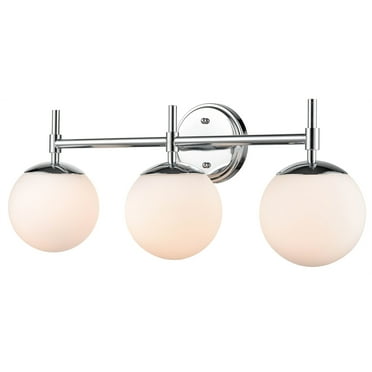 Millennium Lighting Metal Vanity in Chrome Finish- Silver