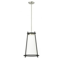 Millennium Lighting  Milroe 1 Light Pendant Fixture 20.5 Inch - Brushed Nickel