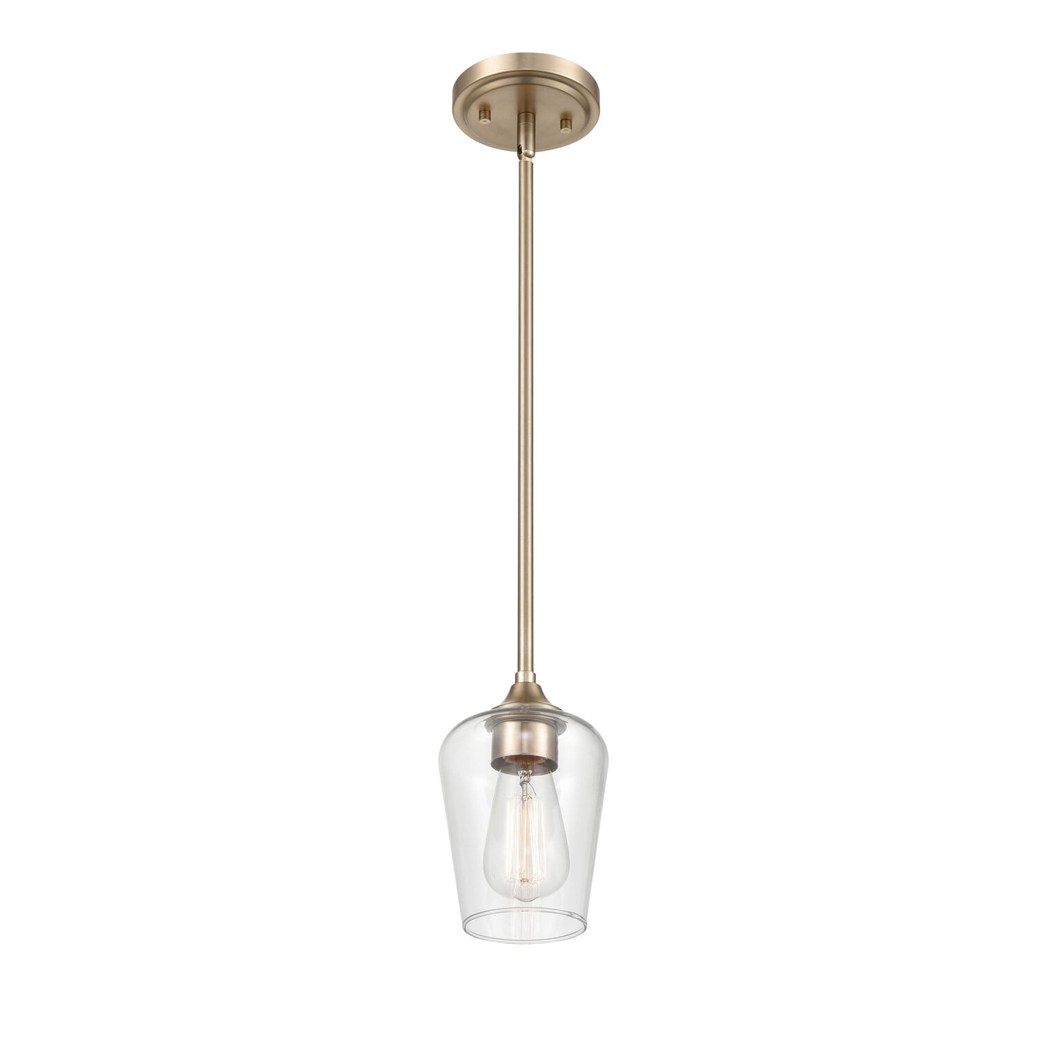 Modern Gold Glass Mini Pendant Light