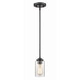 thumbnail image 1 of 9601-MB Millennium Lighting Moven - 1 Light Mini-Pendant-45.5 Inch Tall and 5 Inch Wide-Matte Black Finish, 1 of 6