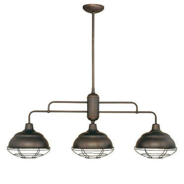 Millennium Lighting - Neo-Industrial - 3 Light Linear Pendant-55 Inches Tall and