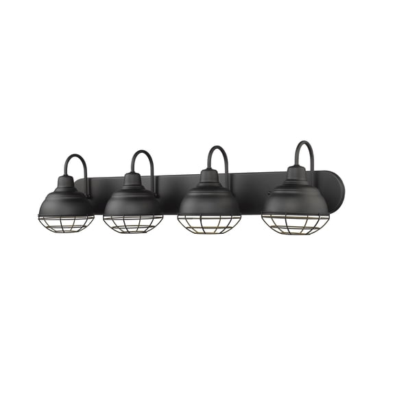 Neo-Industrial 4 - Light Matte Black / Black