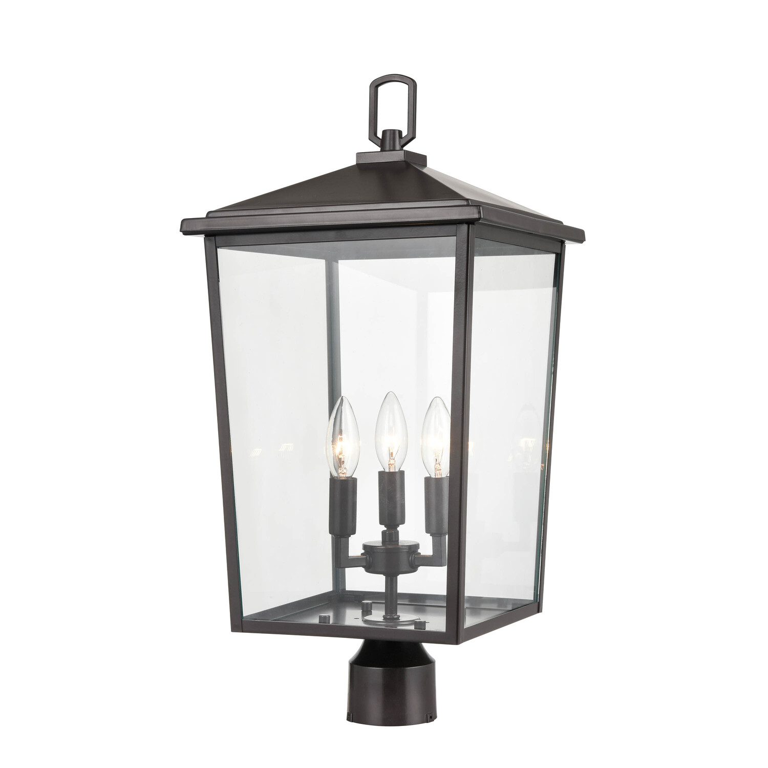 Millennium Lighting Outdoor Post Lantern, Powder Coat Bronze