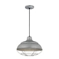 thumbnail image 1 of RWHC14-GA Millennium Lighting R Series - 1 Light Cord Hung Warehouse Pendant-8.25 Inch Tall and 14 Inch Wide-Galvanized Finish    -Traditional, 1 of 3