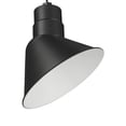 thumbnail image 1 of R Series 1 - Light Satin Black Black Aluminum Outdoor Wall Light, 1 of 3