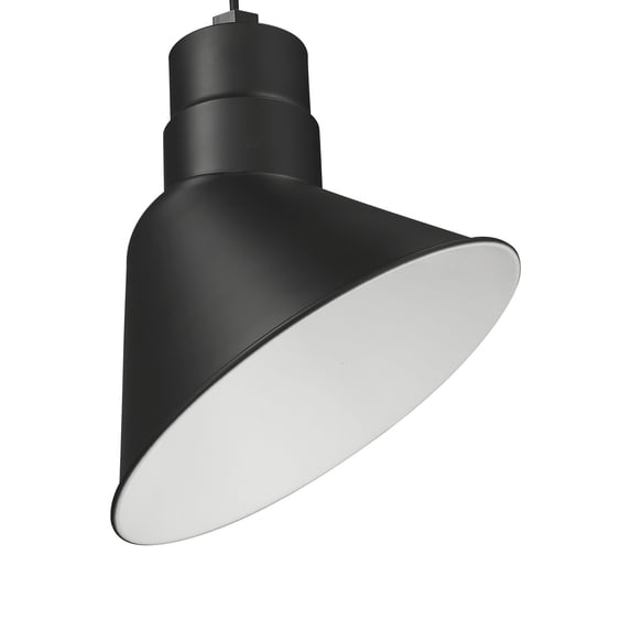 R Series 1 - Light Satin Black Black Aluminum Outdoor Wall Light