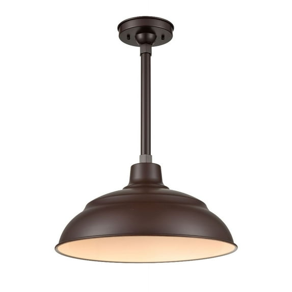 LEDRWHS17-ABR-Millennium Lighting-R Series - 11W 1 LED Wall Mount-9.25 Inches Tall and 17 Inches Wide-Architectural Bronze Finish